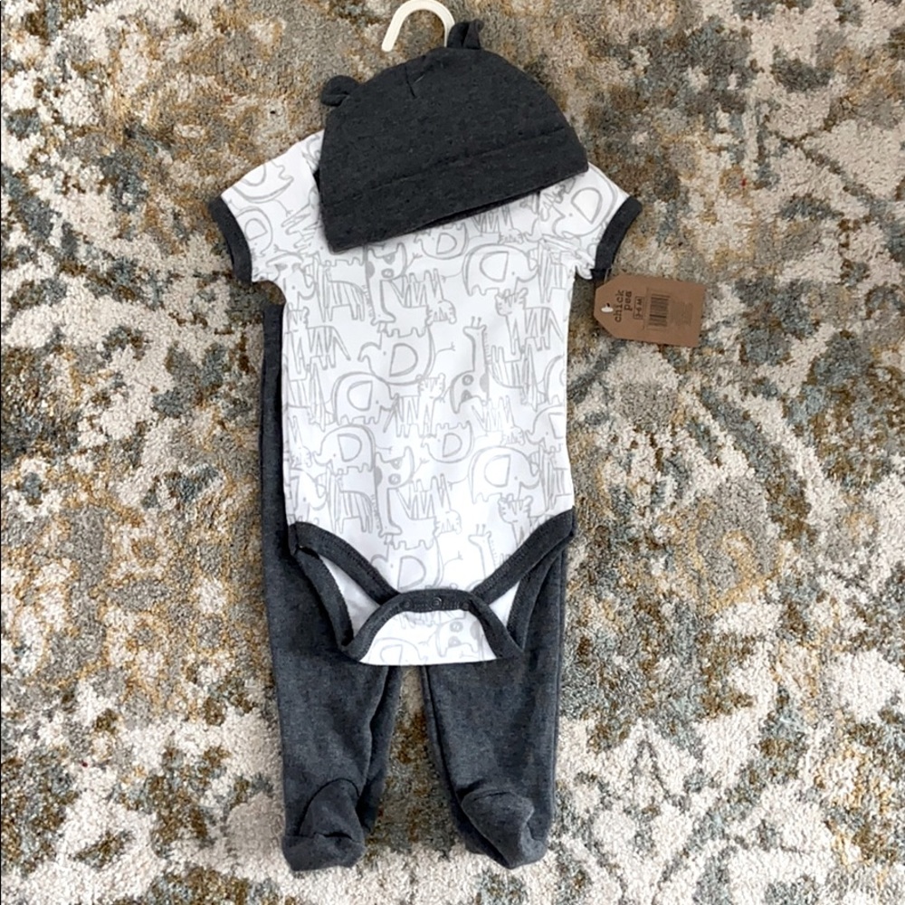 BNT Chick Pea baby outfit 3-6 months